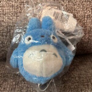 New with Tags Medium Blue Totoro Beanbag Plush 4"